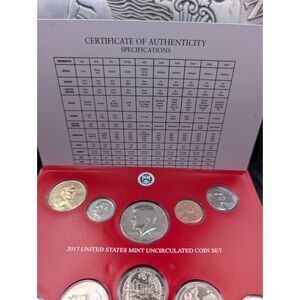 2017 U.S. Mint Set – Denver (D) – Complete 10‑Coin Set